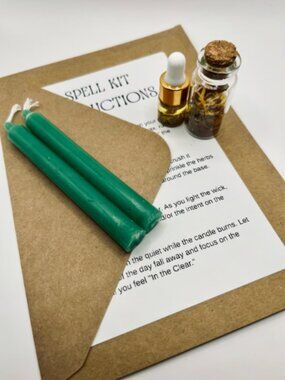 Mini Intention Spell Kit: Financial Growth Ritual with Instructions